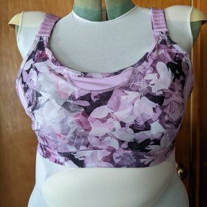 1 NWOT DULUTH TRADING floral Hellrassiere High Impact sports Bra Size XL